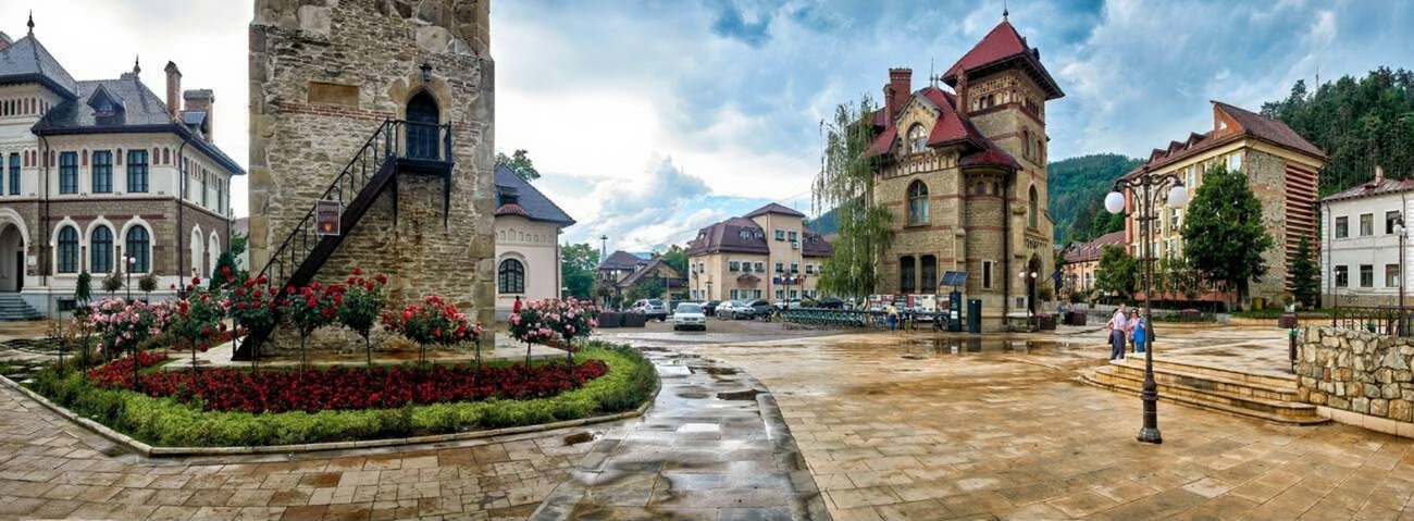 Imagine artistică a centrului istoric al Municipiului Piatra-Neamț